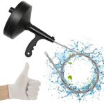 Furet d�boucheur canalisation avec tige flexible de 10 m - furet plomberie parfait pour d�boucher tous ...