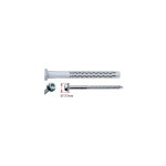G&b fissaggi - cheville longue nylon universelle gx - l g&b 10x140 mm + vis zing t�te hexa t40 col. clef ...