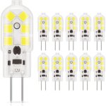G4 led 1. 5w ampoule, 120lm, ac / dc 12v ampoules d'�clairage �quivalent � 20w halog�ne, lumi�re du jour ...