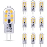 G4 led 2w 12v ac / dc blanc froid 6000k pour hotte aspirante, 200lm, quivalent ampoule halog�ne g4 10w ...