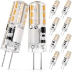 G4 led ampoule, 1. 4w equivalent 10w halogne lampe, ac / dc 12v, blanc chaud 3000k, 100lm, non - dimmable, ...