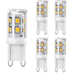 G9 led 2w, 20w 25w g9 halog�nes equivalente, 200lm blanc chaud 3000k ampoule led g9 lampe, cri 80, 360 ...