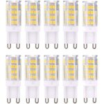 G9 led lampe ampoules, blanc chaud 3000k 5w lumiere �quivalent aux ampoules halog�nes de 40 w 420 lumens ...