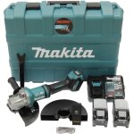 Ga038gt206 meuleuse d'angle sans fil 40v maxi / 2x 5, 0 ah batterie + chargeur rapide en coffret de transport ...