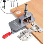 Gabarit de charni�re 35 mm, gabarit de charni�re pour portes et armoires, gabarit de charni�re dissimul�e, ...