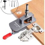 Gabarit de charni�re 35mm, gabarit de charni�re d'armoire de porte, gabarit de charni�re dissimul�, perforateu ...