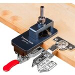 Gabarit de charni�re 35mm, gabarit de charni�re d'armoire de porte, gabarit de charni�re dissimul�, perforateu ...