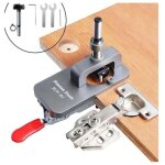 Gabarit de charni�re 35mm, gabarit de charni�re d'armoire de porte, gabarit de charni�re dissimul�, perforateu ...