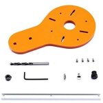 Gabarit de coupe circulaire pour d�fonceuse � bois �lectrique coupe - bois travail du bois fraise cercle ...