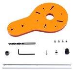 Gabarit de coupe circulaire pour d�fonceuse � bois �lectrique coupe - bois travail du bois fraise cercle ...