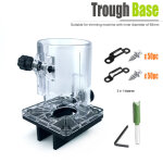 Gabarit de fraisage 2 - en - 1 pour assemblages invisibles ? pour d�fonceuse, avec fraise (fraiseuse ...