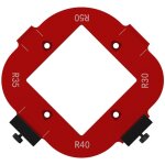 Gabarit de fraisage � rayon, gabarit de fraisage � rayon d'angle rond 4 en 1, gabarits de fraises � fraisage ...