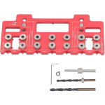 Gabarit d'installation de poign�e d'armoire, outil guide de per�age, per�age de trous de charni�re de ...