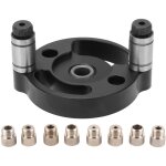 Gabarit de perage en alliage d'aluminium pour le travail du bois, avec outil de perage et de poinonnage ...