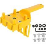 Promotion, lot de gabarit de percage tourillon, guide de per�age chevilles bois avec but�e parall�le, ...