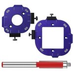 Gabarits de rayon pour d�fonceuse (2 unit�s) gabarit de fraisage d'angle, 8 tailles (r10 - r50) gabarit ...