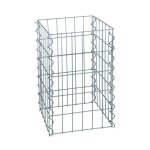 Estexo - gabion à pierres colonne en métal galvanisé hauteur 50 / 100 / 150 / 200 cm 0, 50 m Estexo - gabion à pierres colonne en métal galvanisé hauteur 50 / 100 / 150 / 200 cm 0, 50 m
