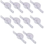 Gabrielle - lot de 10 roulettes de porte coulissante en nylon pour placard de maison