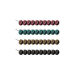 Gabrielle - lot de 40 roues de polissage abrasives pour outil rotatif dremel, meuleuse d'tabli  bois, ...