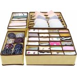 Gabrielle - 4pcs boite rangement tiroir, boite rangement vetement dressing, boite rangement placard pliable, ...