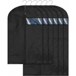 Gabrielle - lot de 5 housses pour v�tements de qualit� sup�rieure noir 60 x 120 cm rangement � long terme ...