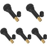 Lot de 5 valves de roue universelles, valves en caoutchouc 413, valves de pneu de voiture, bouchon de ...
