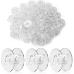 50pcs canette machine a coudre bobines, pour machine  coudre singer bobines en plastique, transparent ...