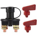 Gabrielle - isolateur interrupteur 12v / 24v dconnexion d'isolateur de batterie max 125 a pour voiture, ...