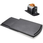Plateau coulissant pour appareils de cuisine, tapis de plateau pour cafetire 30 cm, glissire mobile ...