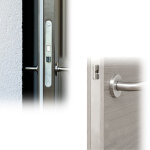 G�che �lectrique � encastrer sans passage de serrure - weca 90201. 4 extel 109201