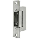 Gâche électrique symétrique qoltec avec mémoire et serrure + plaque de montage 12 v acier inoxydable Gâche électrique symétrique qoltec avec mémoire et serrure + plaque de montage 12 v acier inoxydable