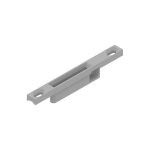 G�che � gruger argent pour coulissant aluminium - la croisee ds - ds2274 - 021