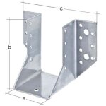 Gah - alberts sabot de poutre type a 160 / 200 2, 5mm eta - 08 / 0171 sta sdmverz - 335007