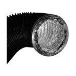 Gaine doubl�e aluminium pvc combi �127mm le m�tre , conduit de ventilation