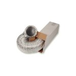 Gaine hotte flexible alu diam 125mm longieur 10 metres gaine12510m universel