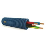 Pm plastic materials - gaine lectrique prfile ict 20 - 4x1. 5 - couronne de 100m bleu - rouge - ...