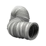Gaine pvc souple Ø125mm x 6m en filet - diff Gaine pvc souple Ø125mm x 6m en filet - diff