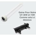 Gaine de quartz pour notre uv strilisateur bassin 36 watts