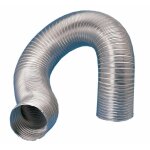 Gaine semi - rigide aluminium classement m0 longueur 3 m s&p ( unelvent diamtre en mm: 200 - couleur: ...