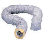 Unelvent ? gaine vmc souple isol�e en pvc noir 160 mm ? longueur 3 m ? isolation laine de verre a + ? ...