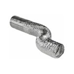 Gaine souple nu aluminium - diamtre 80 mm - couronne de 10 m vortice