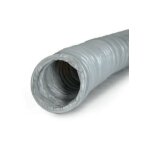 Gaine souple pvc gris pour ventilation, diamtre 150 mm, longueur 6m