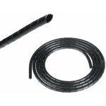 Cyclingcolors - gaine spirale diamtre 5mm x 8mm longueur 3m spirale plastique noir protection cble ...