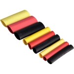 Gaines thermor�tractables, ?2, 5 - 10mm, 34 pi�ces, id�al avec buse r�flectrice (par 3)