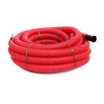 Gaine tpc annele - lisse rouge edf 110 en 50m avec tire - fil