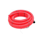Gaine tpc annel�e - lisse rouge edf �90 en 25m avec tire - fil