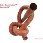 Gaine ventilation v9 gamme 250 degres - diametre 60 - au metre