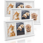 Galeria multi cadre photo mural ? set de 3 pour images avec 10x15cm blanc - bomoe