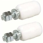 Galet de guidage suprieur en nylon ahlsen, olive, 2 units de galets pour portes coulissantes, montage ...