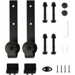 Galet pour porte coulissante, accessoires pour porte coulissante, noir (kit de galets uniquement)